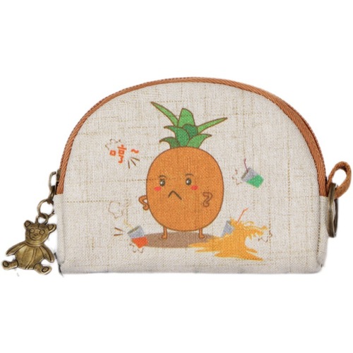 Wholesale Creative Mini Wallet for Women, Key and Coin Purse, Cartoon Student Small Fabric Bag