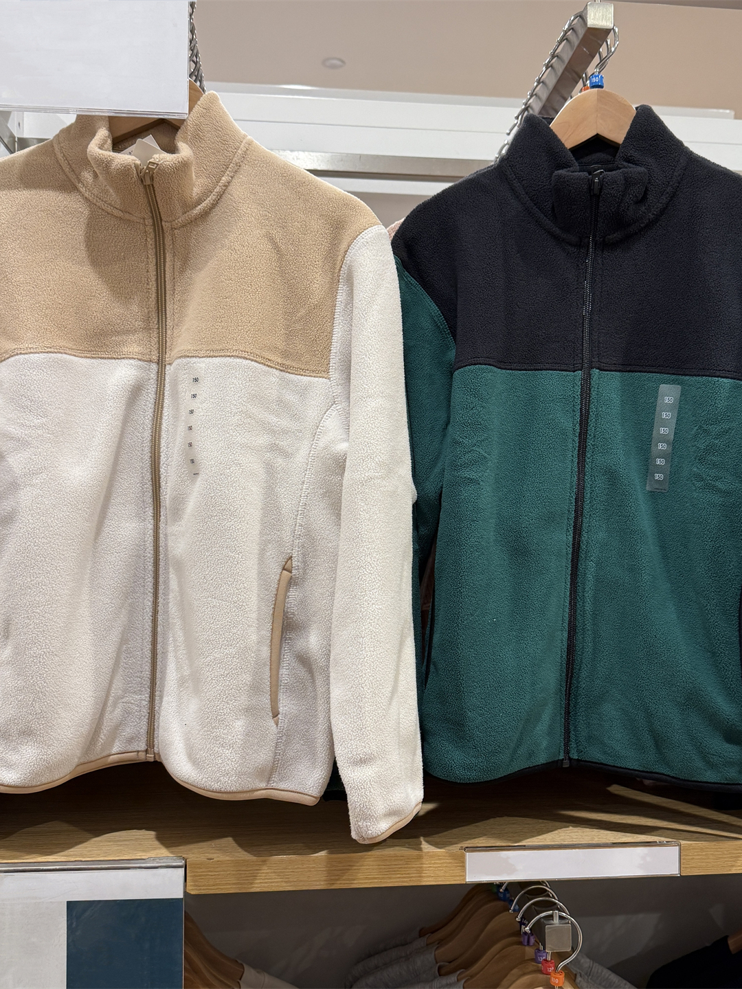 URAZ童装男童女童摇粒绒拉链茄克长袖外套夹克25秋冬新款AL480184