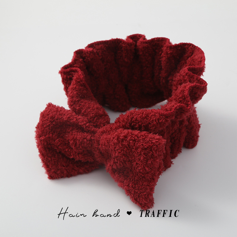 Diadema de felpa de dibujos animados 2025, antideslizante, para maquillaje o spa, estilo lindo