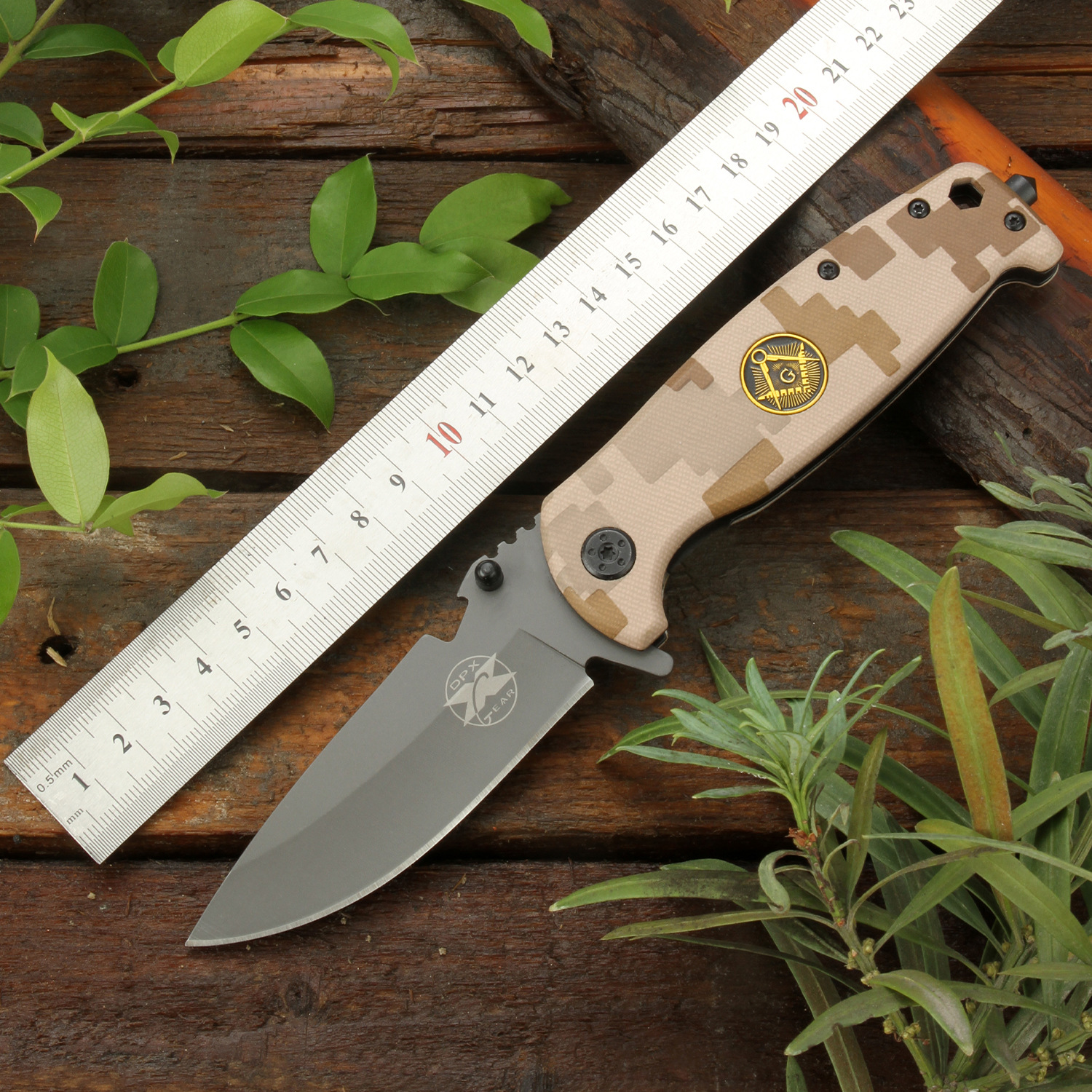 刀具防身冷兵器户外小刀高硬度折刀武器便携水果刀随身锋利折叠刀