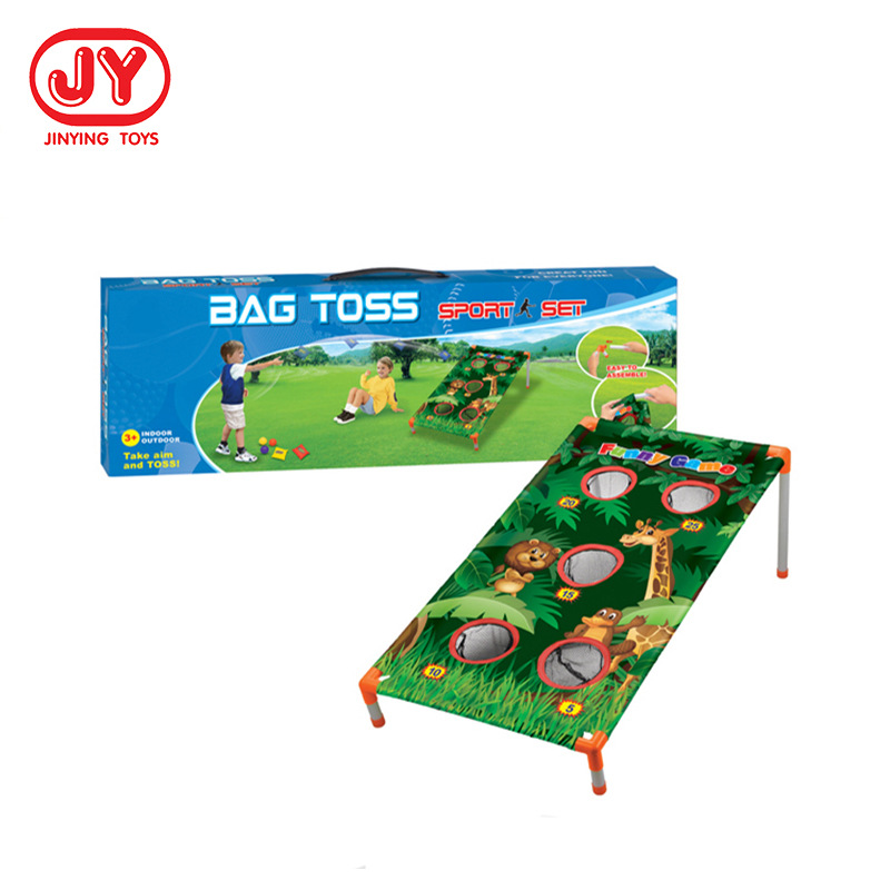 Kindergarten divertido juego de deportes bolsa de arena de entrenamiento de lanzamiento de bolsa de arena juego de tablero