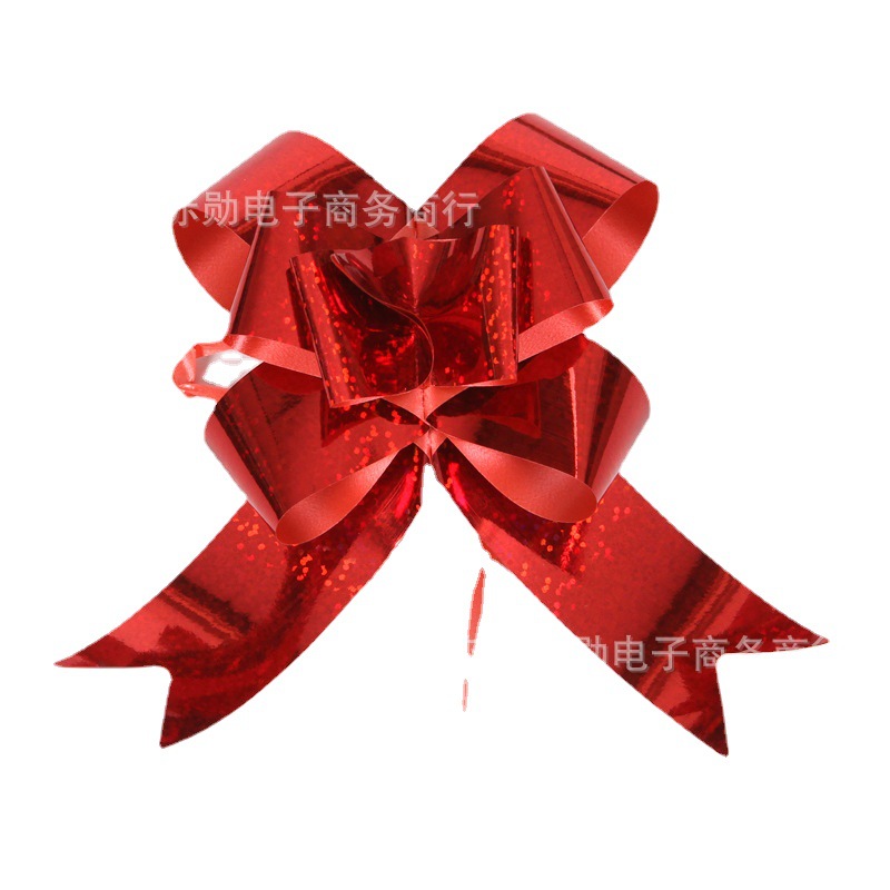 Laminación láser dibujado a mano flor Navidad embalaje de regalo fiesta boda celebración decoración mate ajuste tirar flor