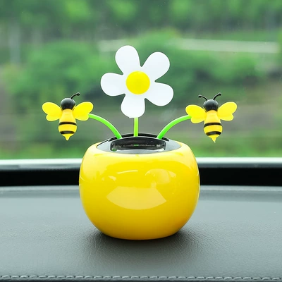 Small Ornaments for Women — Car ornaments - yellow-little-bee