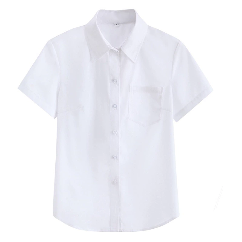 Униформа JK Базовая рубашка Женская в студенческом стиле летняя школьная форма с короткими рукавами ученик средней школы японская рубашка JK Студенческая одежда