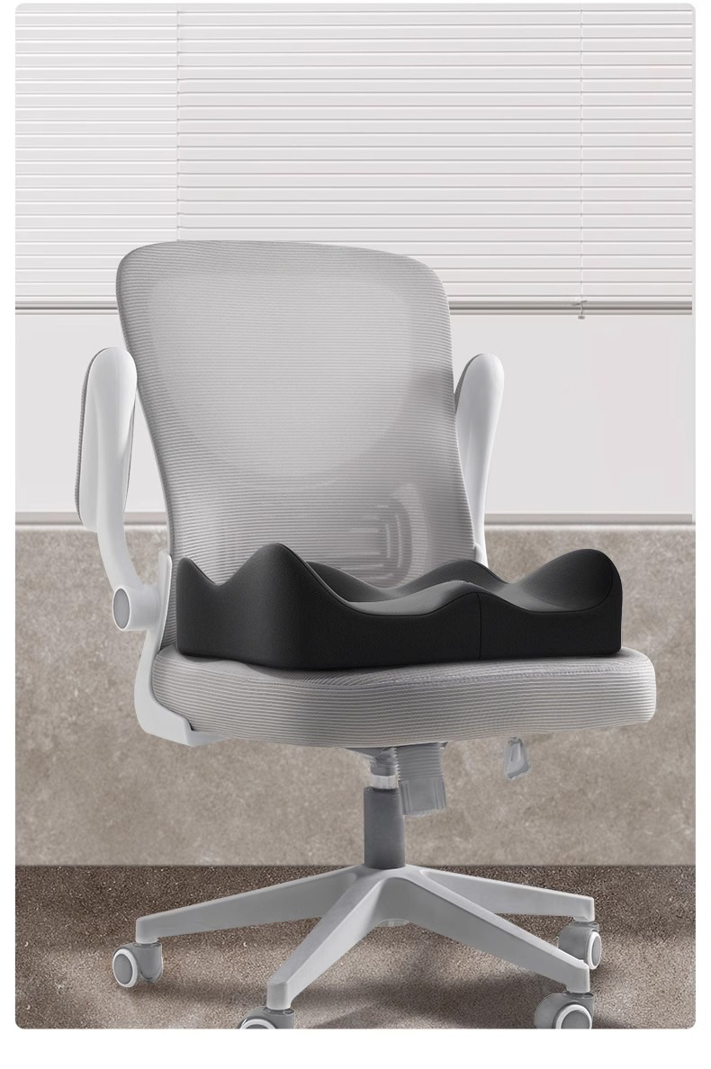 Cross-Border Wholesale Seat Cushion for Office Long Sitting, Breathable Car Seat Cushion for Waist Protection and Buttocks Shaping, Memory Foam Buttocks Shaping Cushion