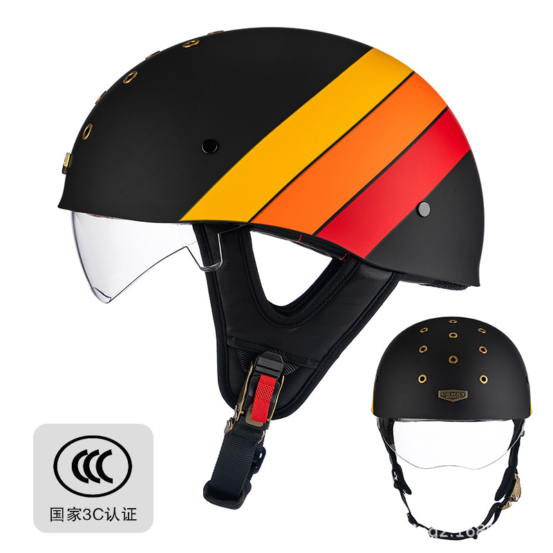 CARAT Retro half helmet