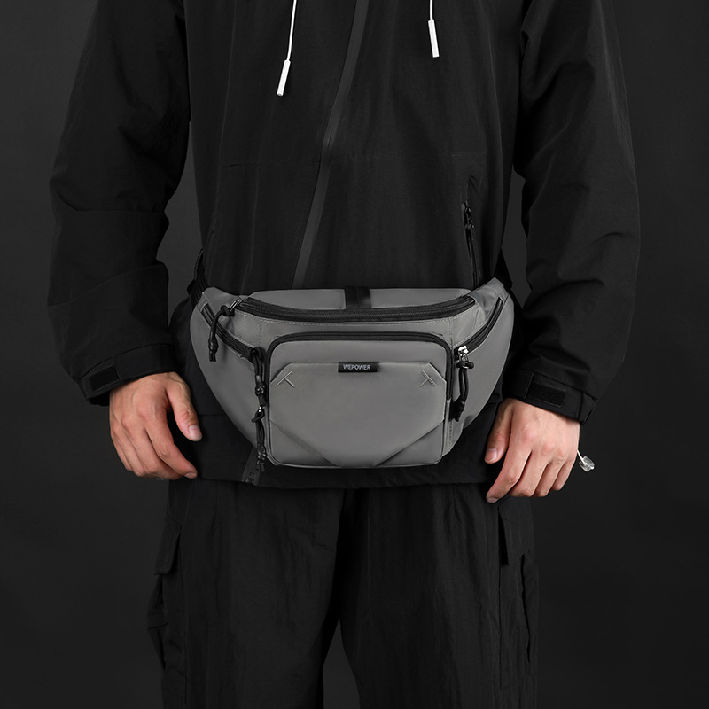 WEPOEWR nuevo bolso de cintura de hombre personalidad ocio al aire libre bolso de hombro de moda bolso de pecho