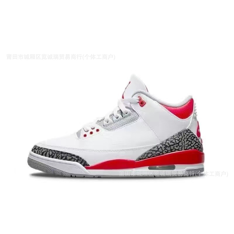 Comercio exterior Putian zapatos aj3 zapatos de baloncesto Fujiwara Hao North Carolina zapatos de cemento azul y blanco para hombres y mujeres zapatos de carrera de suela gruesa