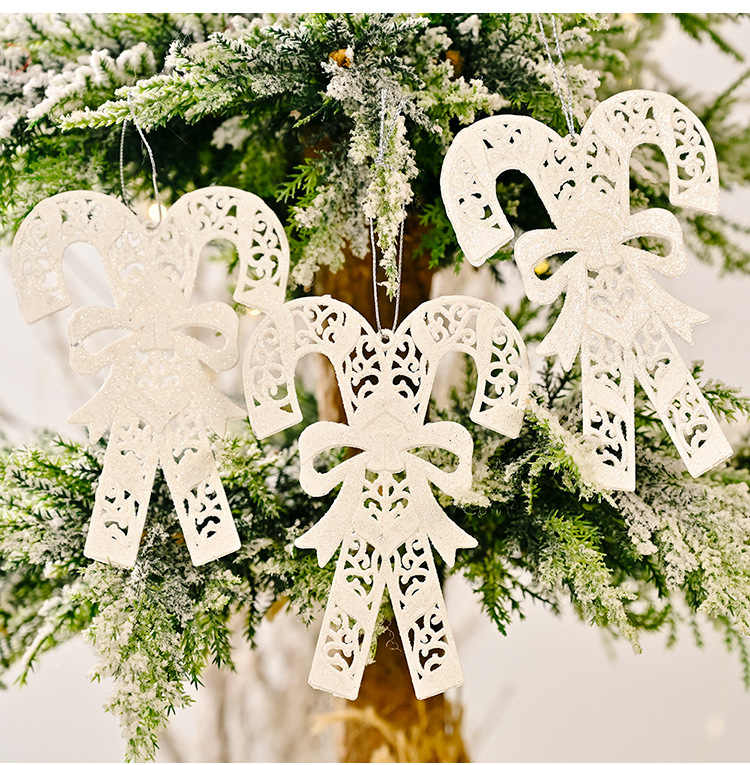 45g Weight Christmas Festival Wholesale Snowflakes Candy Cane Bell Christmas Tree Pendant Nihaojewelry 10