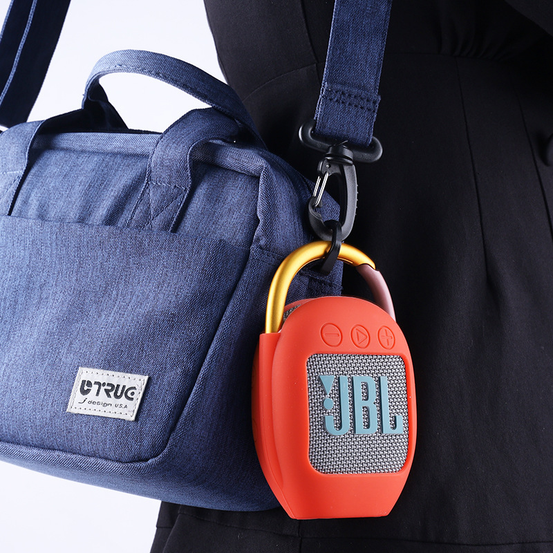 For JBL clip4 protective case wireless music Bluetooth speaker soft case portable audio silicone case storage bag