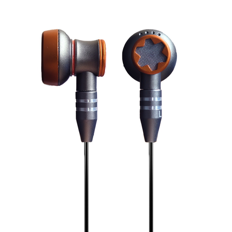 Audífonos intrauditivos Xingqiong con interfaz MMCX, HIFI, cableados, doble dinámico, semi-in-ear, con micrófono, estilo retro
