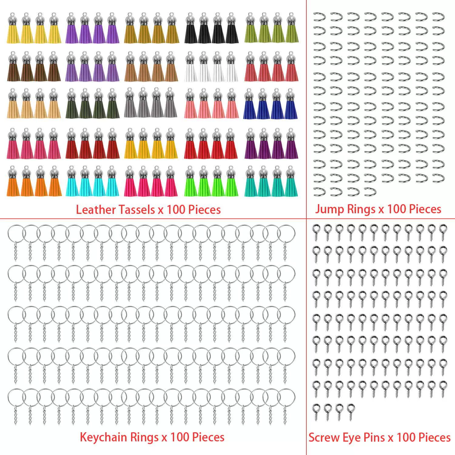 Популярный набор для дропшиппинга: 400 штук брелоков и подвесок для DIY