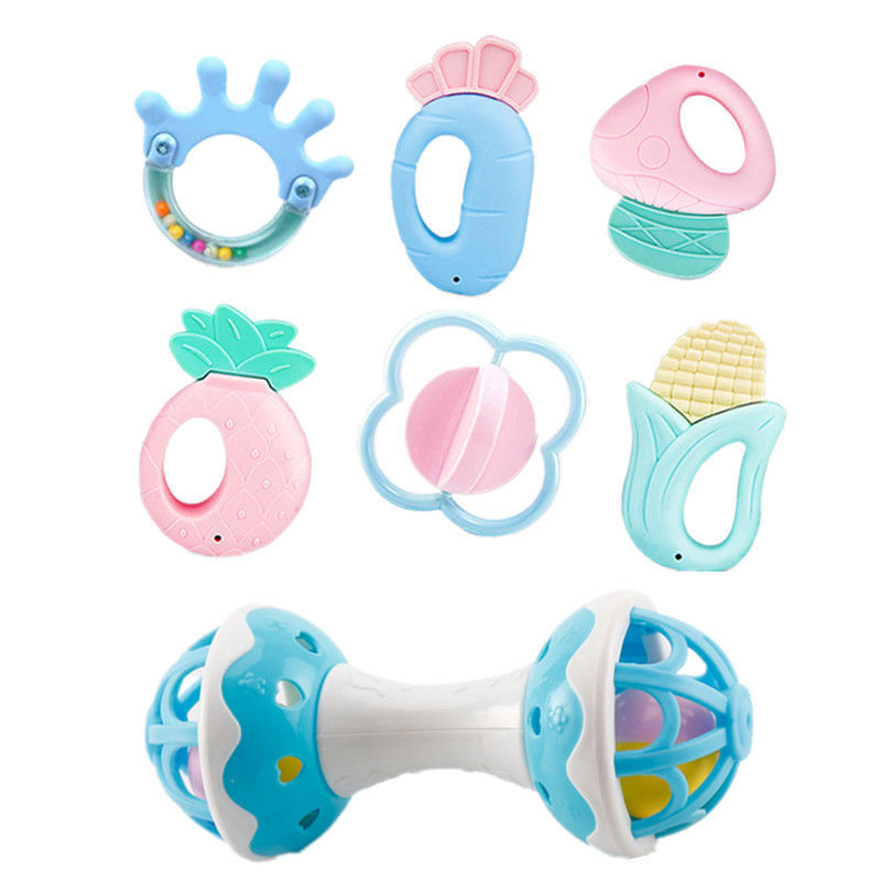 Juguetes para bebés mordedor Educativo Educación Temprana 0 a 3 meses 6 bebé 1 año bebé recién nacido niños y niñas sonajero de mano