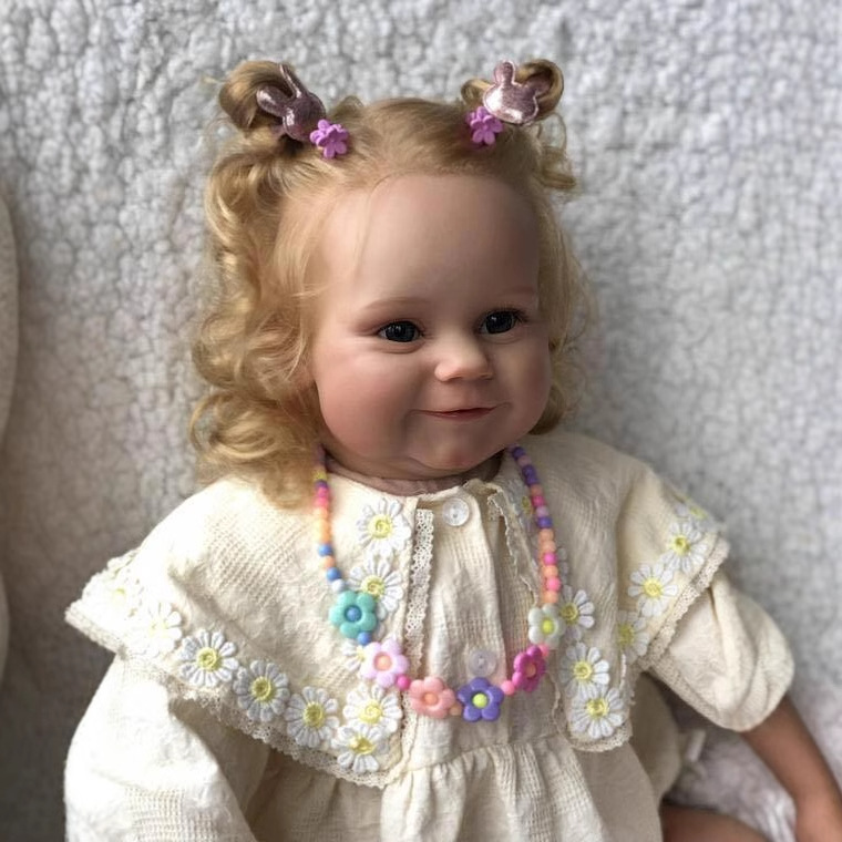 Muñeca realista Maddie de 60 cm, bebé reborn, hecha a mano, piel 3D, fuente de suministro para comercio electrónico transfronterizo