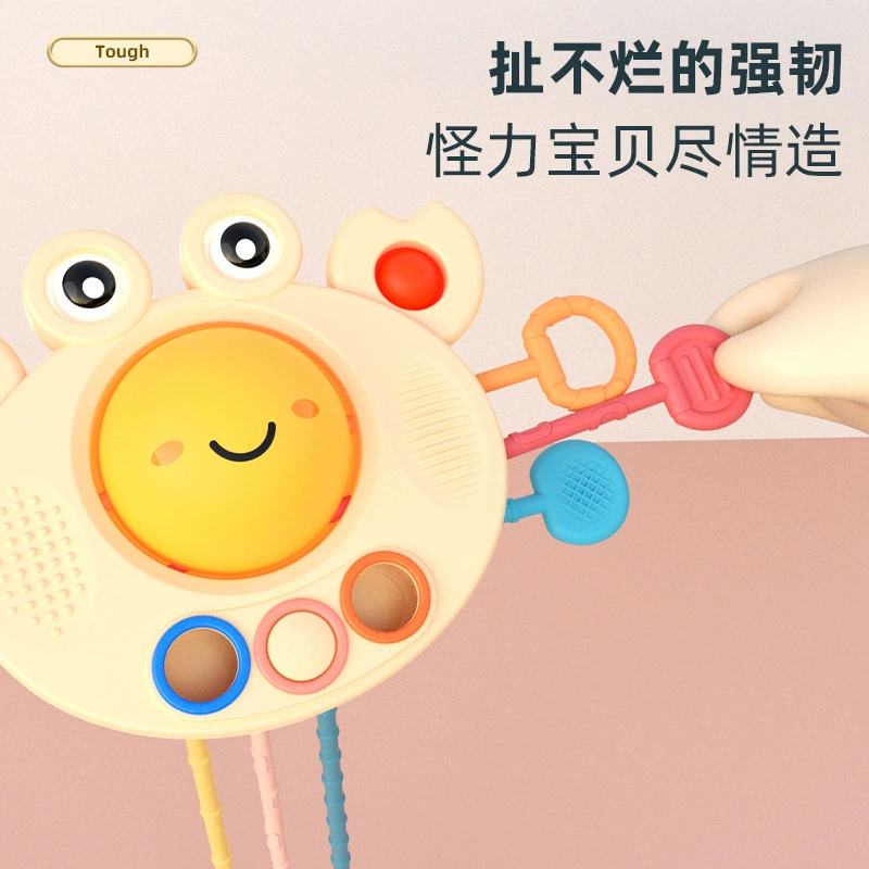 Детская силиконовая игрушка, развивает моторику рук, для 0–3 лет