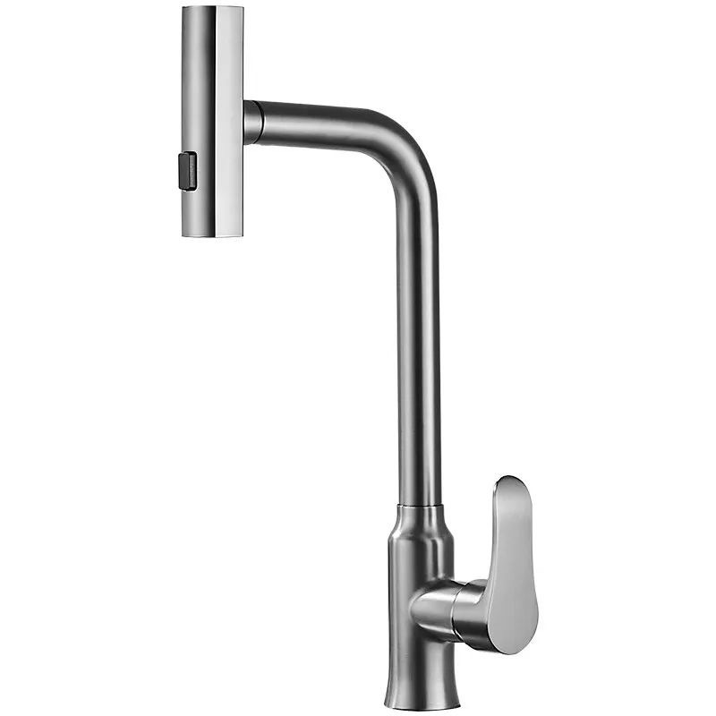 Grifo Extraíble para Cocina de Acero Inoxidable Mezclador de Agua Multidireccional para Fregadero