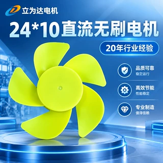 2027年新品24*10反转静音9v直流无刷微型桌面4800r高转速电机套件
