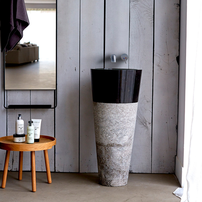Factory Direct Natural Marble Light Luxury Simple Style Washtable Face Plate Hotel Villa Bathroom Outdoor Vertical Plate