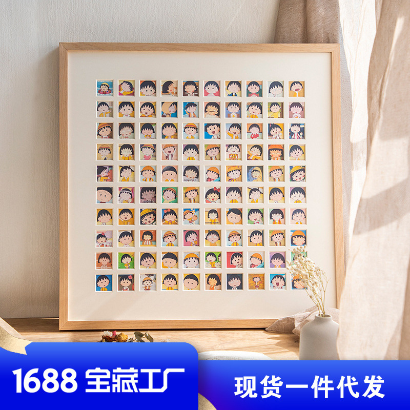 100 gongge photo love graduation anniversary gift photo frame 48 gongge 36 gongge children growth Luffy frame
