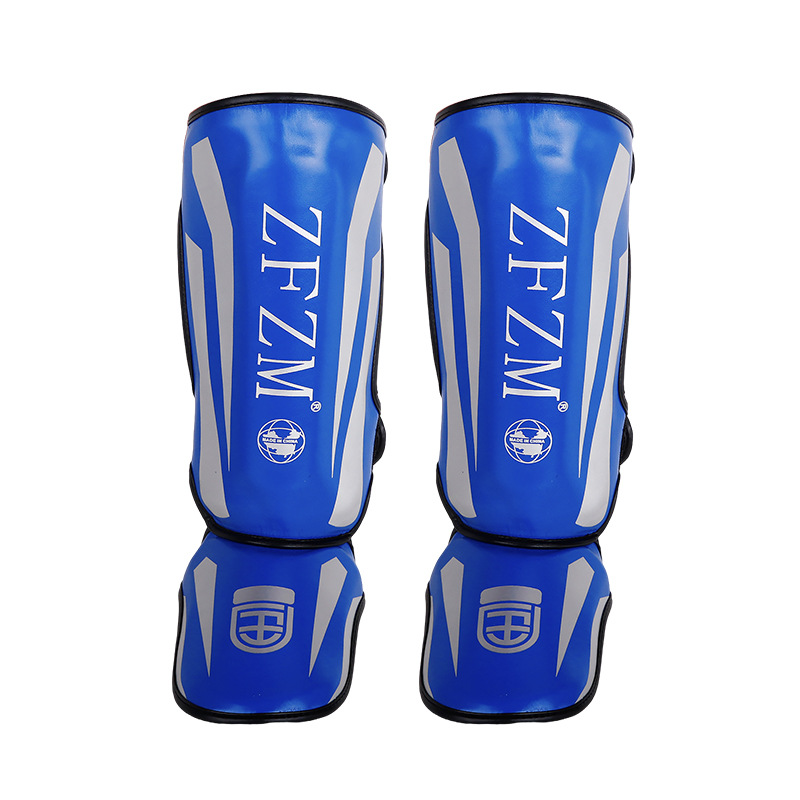 Sanda Taekwondo protector de piernas profesional protector de piernas ejercicios de lucha competencia protector de rodillas protector de piernas