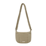 羽绒包新款新加坡小众尼龙充棉单肩包多巴胺亲肤泡芙包邮差包包