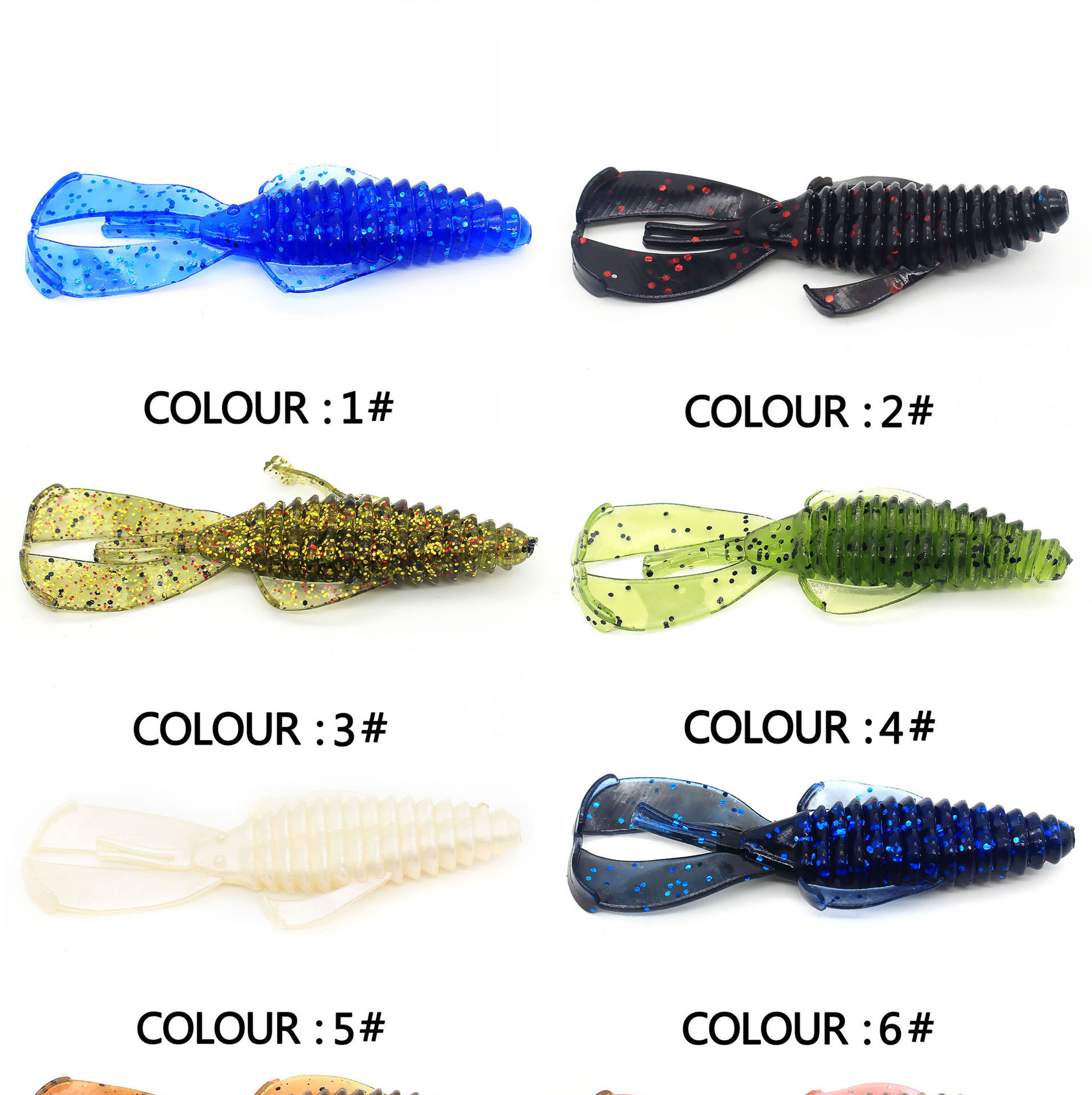 Soft Craw Fishing Lures Soft Plastic Crawfish Baita Fresh Water Bass Swimbait Tackle Gear