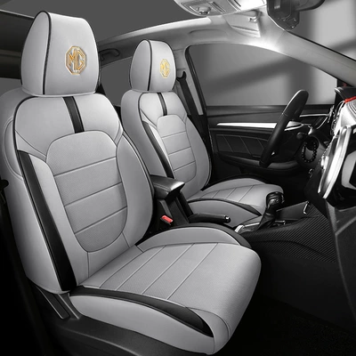 Leather Seat Cover, Modelə uyğun (Original) oturacaq örtükləri - gray-black-standard-version-please-specify-the-vehicle-model-and-configuration-in-the-order-notes