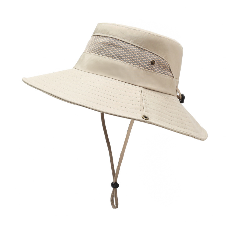 Vintage Sun Hat Outdoor Protection For Men, Sun Outdoor Hiking Sun-blocking Breathable Fishing Hat, New Men's Fisherman Hat_voghion.com