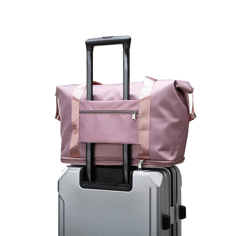 Bolsa de viaje de corta distancia simple ocio deportes fitness bolsa estilo coreano gran capacidad bolsa de hombro escalable estudiante ocio bolsa