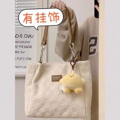包包女2025新款高级感托特包大容量手提袋帆布包大学生上课单肩包