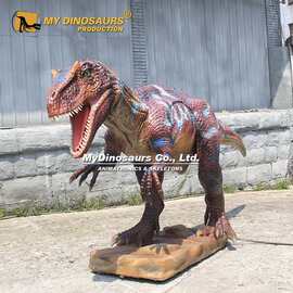 仿真恐龙模型定制 电动南方猎龙造型 文旅景观配套展品 来图定制