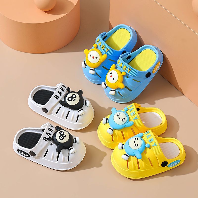 Zapatillas infantiles princesa de verano lindo interior pisar mierda sensación de dibujos animados baño antideslizante padre-hijo zapatillas frías image 2
