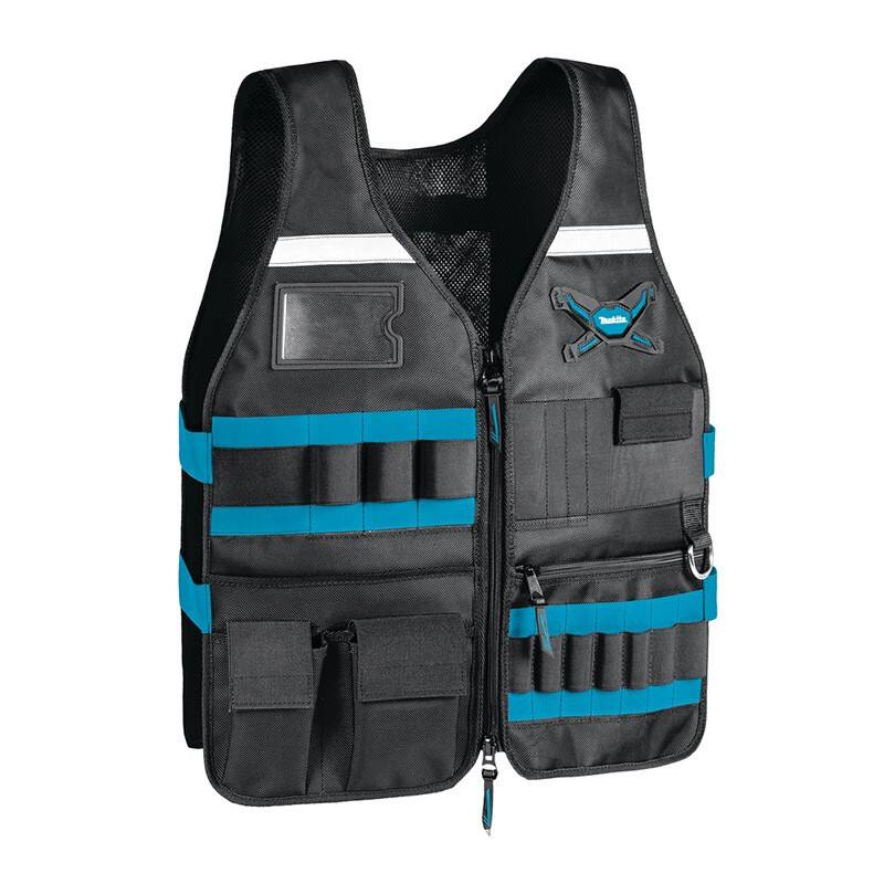 牧田可调节工作背心E-05636多功能工具箱腰带系列工具包帆布耐磨