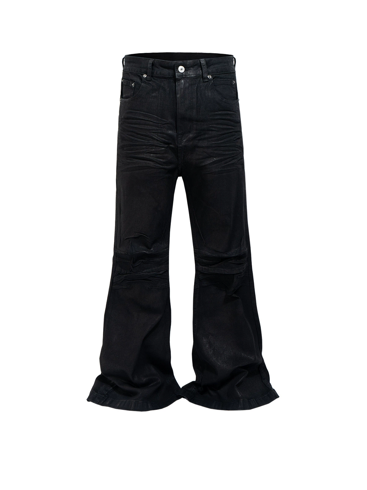 Брюки Mijko унисекс микро bootcut, прямой крой, чёрные, размеры M–XXL
