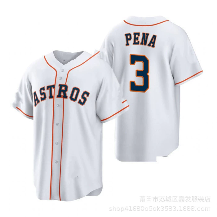 Товары оптовой торговли джерси Astros Pena Altuve Хосе Абреу Астронавт бейсбольная форма