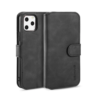 适用iPhone13 Pro磨砂复古油边挂绳手机套翻盖插卡支架苹果13皮套