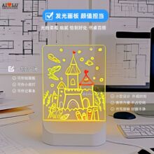 �羳����YƷDIY��ͯ�ɲ���LED�L����װ�Сҹ���๦���ֳ�������