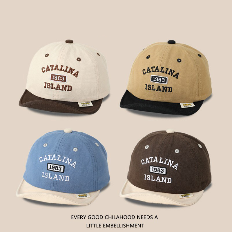 Sombrero de bebé primavera y otoño delgado sombrero de pato estilo coreano universal para niños y niñas sombrero de béisbol de brida suave marea de sombrero de verano