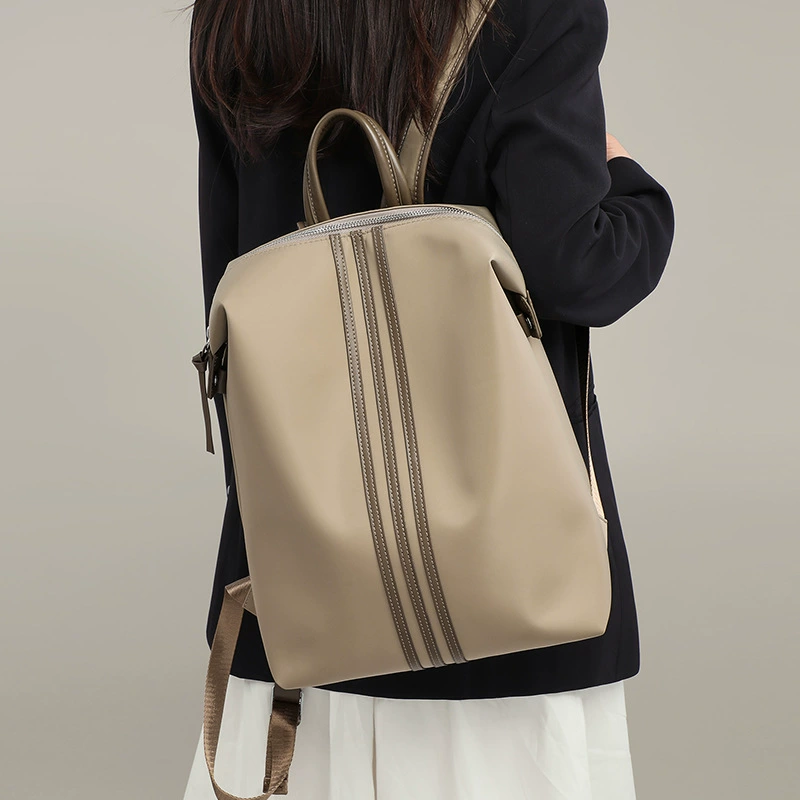 Backpack, fashionable capacious shoulder bag, nylon travel bag, laptop, city style