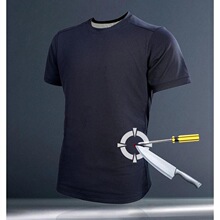 B 51777 Custom Logo Men's T-Shirt ��ɫ��ʿT�� �羳ŷ��