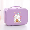 Fashionable cartoon polyurethane capacious storage system, handheld cosmetic bag, organizer bag, wholesale