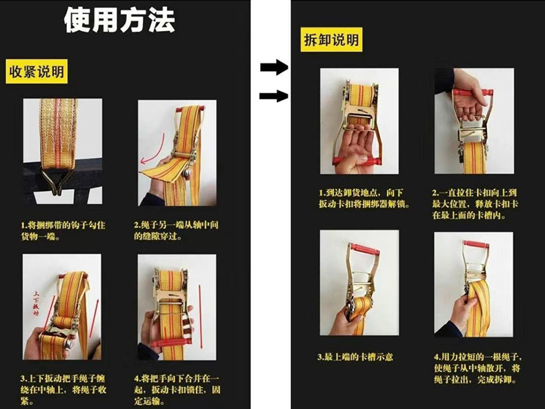 Cargo Lashing Straps Ratchet Tie Down Straps