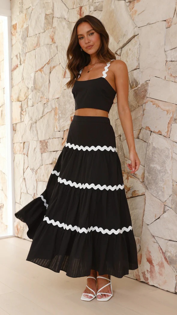 329g Weight Sleeveless Sleeve Length Spandex, Polyester Fabric Type Skirt Co-ord Set Sets Type 2 Pieces Set Quantity Daily Occasion U Neck Neckline Regular Fit Fit Type Solid Color Pattern Summer, Spring Season Women's Gender Preppy Style, Classic Style Style Daily Women's Preppy Style Classic Style Solid Color Spandex Polyester Skirt Co-ord Set Skirt Sets 10