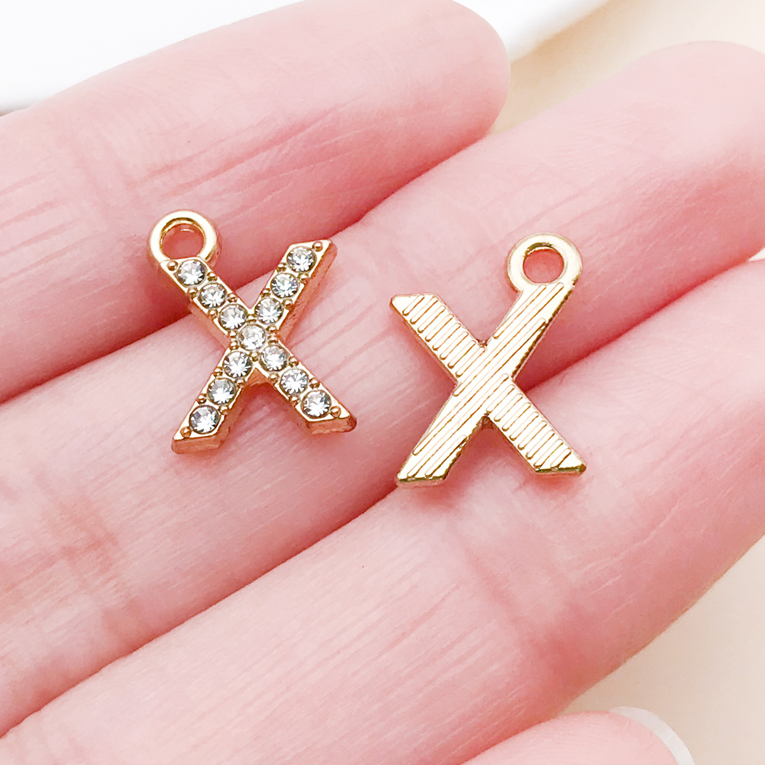 25746-X-HY2-kc金锌合金点钻26字母-X-13x