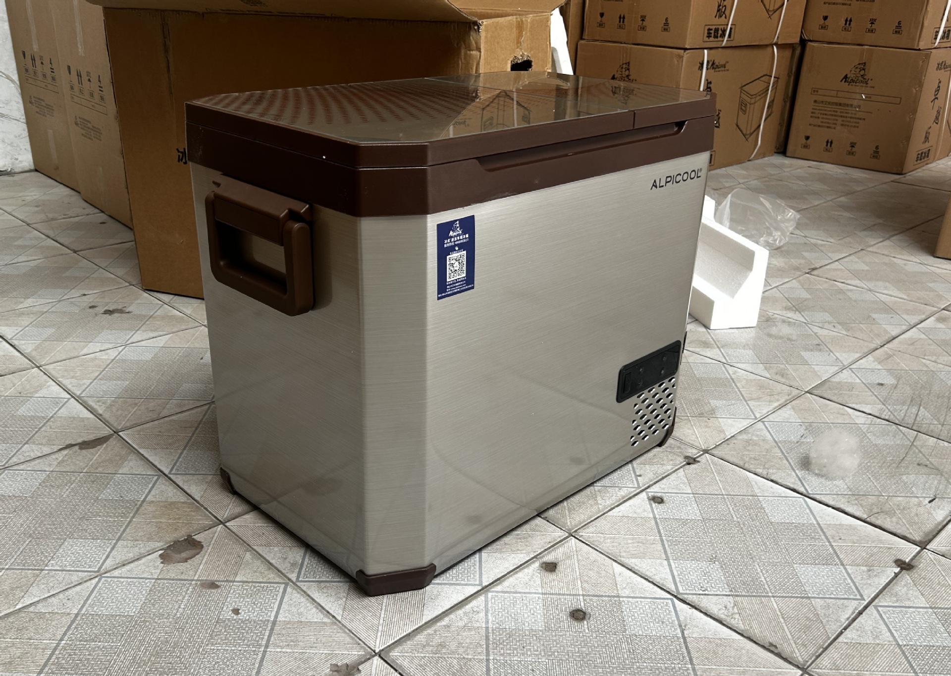 Ice Tiger 2024 Double Door New Compressor Refrigerator Freezing Partition Car Home Dual-Use 12V24V Freezer