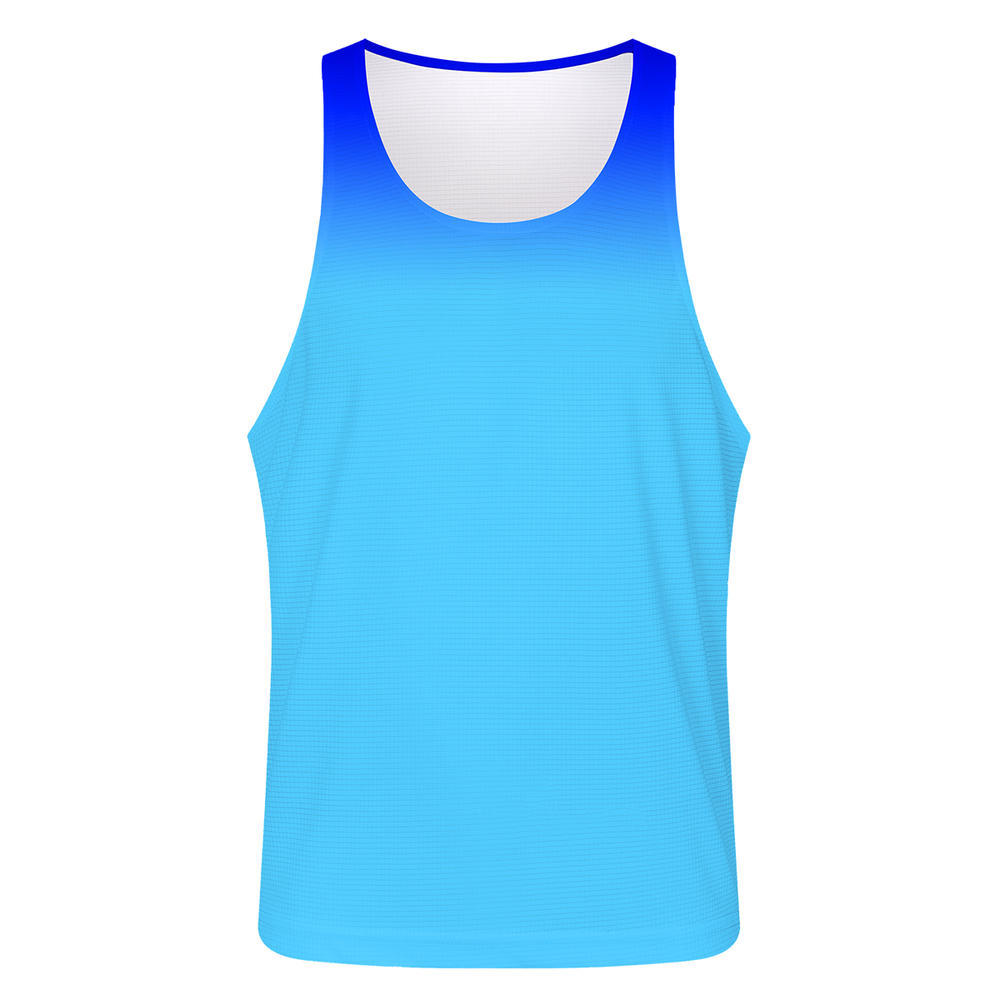 Ropa de fitness chaleco de hombre running tracksuit maratón entrenamiento deportivo hielo equipo de secado rápido de verano