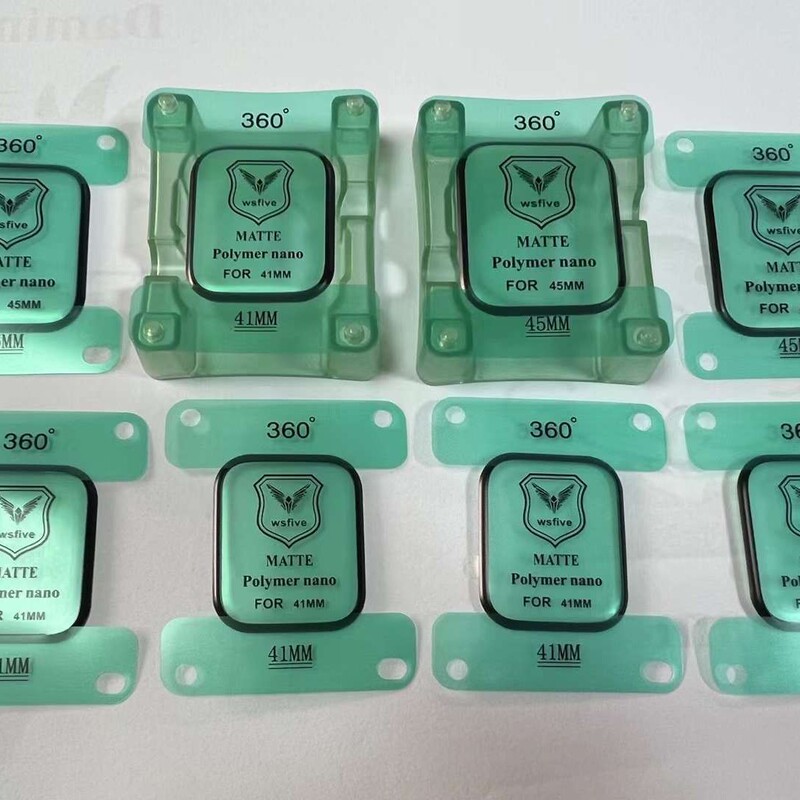 Frosted Positioning 360 Soft Film Watch Film Suitable for S7S9 Blue Seconds Sticker Suitable for iWatch Curved Surface Full Coverage Screen