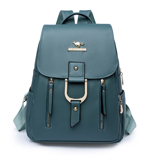 Ladies Double Shoulder Bag High-Quality Multifunctional Large Capacity Backpack 2025 Spring Stylish Fashion Casual Bag