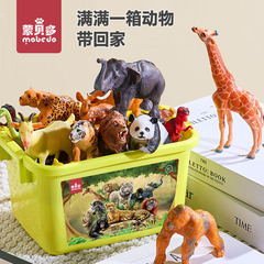 子供シミュレーション動物モデル玩具早教赤ちゃん認知野生動物園世界フルセット農場小動物