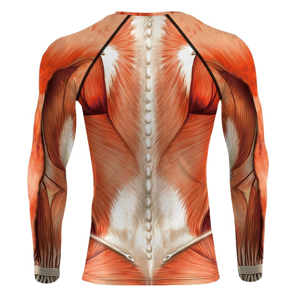 Внешняя торговля Новые спортивные длинные рукава с круглым вырезом одежда для фитнеса для тренировки мышц быстросохнущие дышащие колготки для бега B137-041